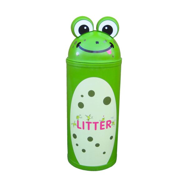 Large Frog Animal Litter Bin 52 Litre