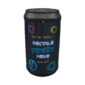 Drinks Can Recycling Bin with Blackboard Graphics 90 Litres