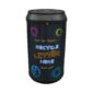 Drinks Can Recycling Bin with Blackboard Graphics 90 Litres