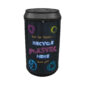 Drinks Can Recycling Bin with Blackboard Graphics 90 Litres