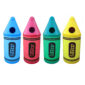 Set of 4 Small Crayon Bins with Litter Message