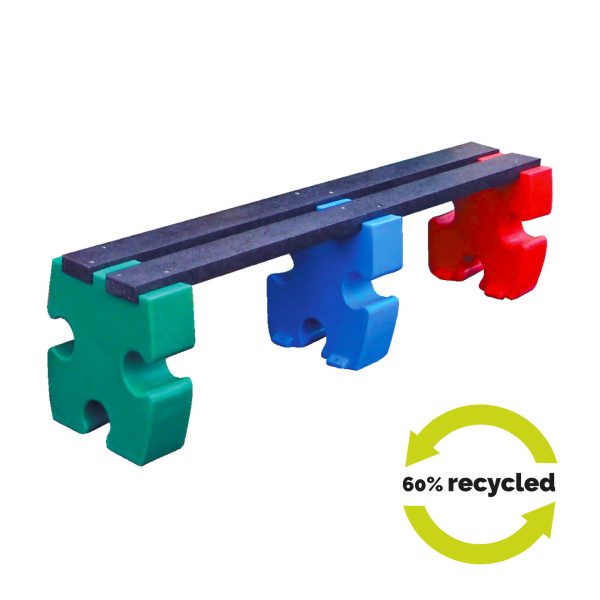 3 and 4 Person Jigsaw Bench