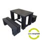 100% Recycled Junior Table & Bench Set