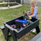 Sand Pit Table & Bench Set